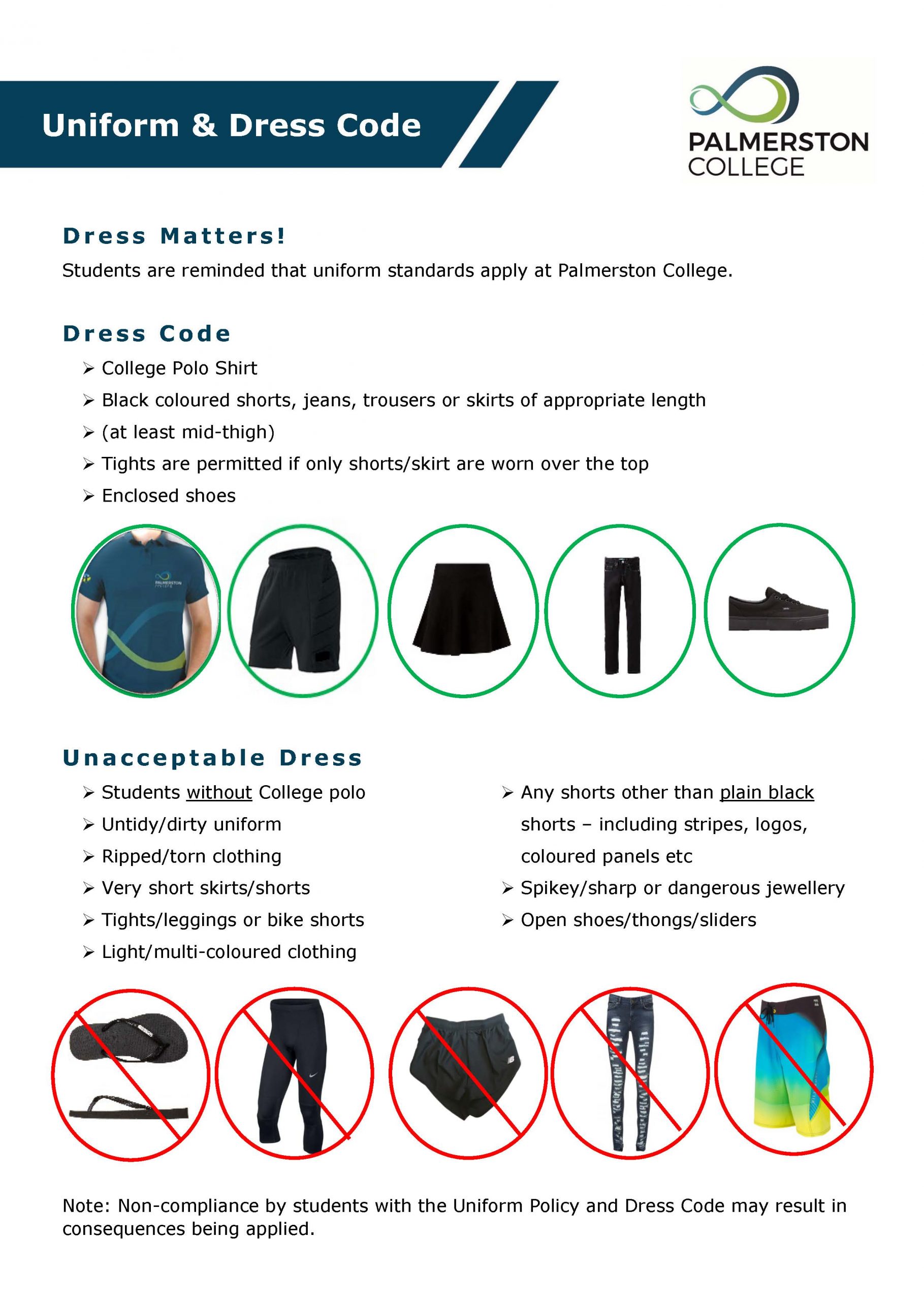Uniform & Dress Code Palmerston College